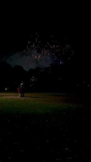 We always get a good view of the city fireworks, being right next to Midsummer Common. 🎆 | Jesus College, Cambridge