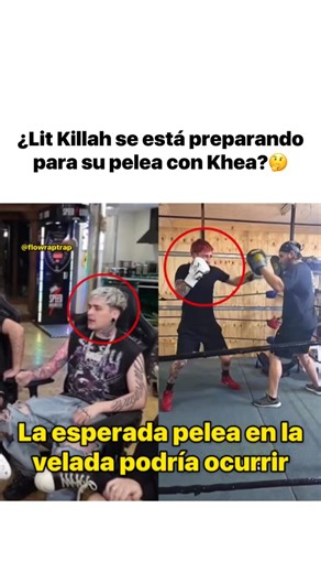 Quinto Flow™ on Instagram: "¿Que opinas? Lit Killah ha publicado un video practicando boxeo y recordamos que hace unos años Lit y Khea hablaron de que les gustaría enfrentarse en una velada del año, aclarando que en algún momento pasará. #khea #litkillah #veladadelaño #ibaillanos #parensedemanos"