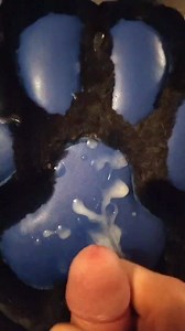 Fursuit FootPaw cum