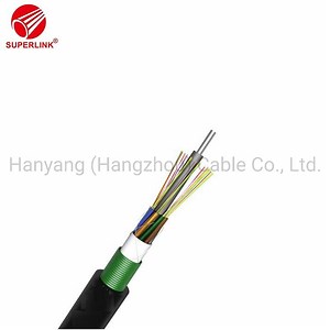 24 Fiber FTTH GYTS Drop Cable Uni Loose Tube Fiber Optic Cable for Duct Aerial Application PE Cable