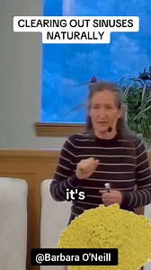 Clearing out sinuses naturally | Barbara O'Neill Teachings