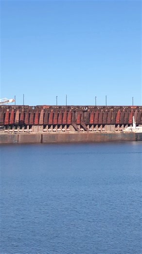 Loading iron ore at Marquette’s Upper Harbor dock and bound for Toledo, OH. #puremichigan #UpperPeninsula #lakesuperior #freighter #greatlakes | Michigan Nature Photos - Photography by Greg Kretovic