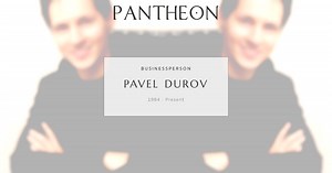 Pavel Durov Biography | Pantheon