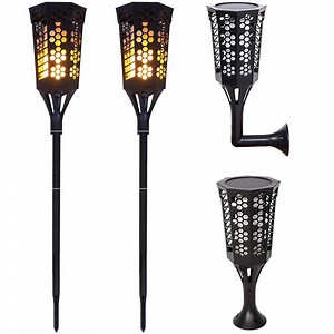 [Hot Item] Solar Tiki Torch with Flameless LED Candle