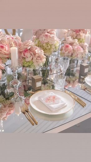 Soft Pink Florals & Tablescapes for a Beautiful Couple! Book your consultation here https://largerthanlifeeventplanning.com/#LakelandEvents#largerthanlifeevents#pinkfloral#pinkwedding# | Larger Than Life Event Planning Custom Designs And Treats
