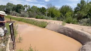 24K views · 456 reactions | Time to irrigate the alfalfa fields with Dad. A centuries old way to water the fields using ditches or acequi. My dad did the same thing as a kid growing up on the ranch. Water, a precious resource coming from the Rio Grande River. After a couple hours the fields will be wet and the valve is shut for other fields downstream. | Adventures With Jeff Martinez | Facebook