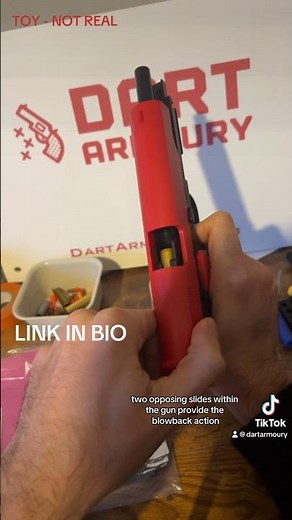 Shell ejecting 1911 pistol toy