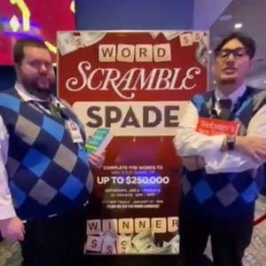 ✨✨ STARTS AT 2PM ✨✨ Complete the words to win your share of up to $250,000 in Word Scramble! 💰 We're choosing 25 winners 'til 8pm tonight! 🤑 Learn how to win: https://bit.ly/48juTGt | Rolling Hills Casino and Resort