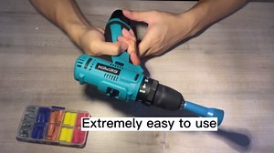 Wire Twister,Wire Twisting Tool,Wire Nut Twister,Spin-Twist Wire Connector Socket,Wire twist tool with 1/4" Chuck (Yellow_2PCS)