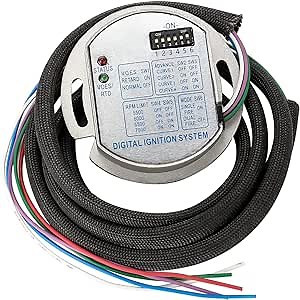 3mirrors Programmable Single Fire Electronic Ignition Module for 2000i Electra Glide Disc Glide Sportster 1200 Harley Davidson 53-644