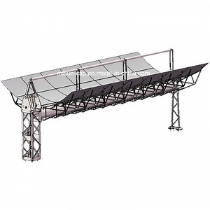 [Hot Item] Solar Thermoelectric Generator 5.77m Opening and 12m Length Concentrating Parabolic Collector