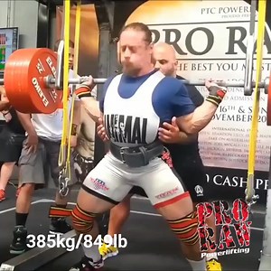 33K views · 265 reactions | Dan Green squatting 385kg at ProRawV | PTC Headquarters | Facebook