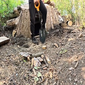 22K views · 398 reactions | Building a Cozy Shelter Under a Fallen Tree #bushcraft #survival #shelter #dugout #shelter #camping | Garden Mind | Facebook