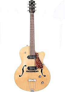 Godin 5th Avenue CW Electric Guitar (Kingpin II, Natural)