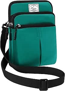 KAMO Multifunction Phone Waist Bag - Diagonal Cross Body Smart Phone Case Outdoor Bag with Triple Zip for Women & Men