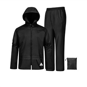 [Hot Item] Rain Suits for Men Waterproof Lightweight Hooded Rainwear for Cycling Hiking Running