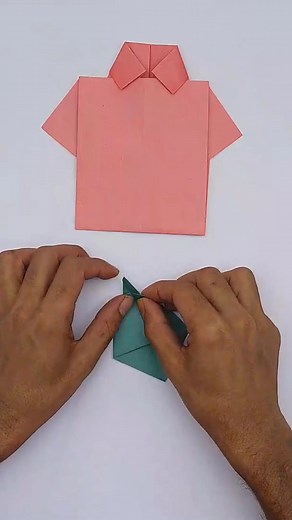 Diy Origami Paper T-Shirt And Tie #Reels #PaperShirt #PaperCrafts | Craft & Decorations | Facebook