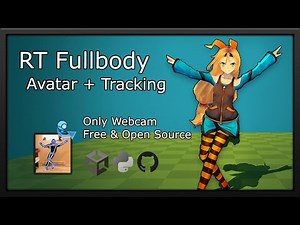Full-Body Tracking with Avatar via Webcam! | Google MediaPipe Pose, Unity, Open Source