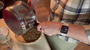 Beef & Cheese Pie 1 pound ground beef 1/3 cup water 3 Tbsp. Flour 1 can (10.5 oz.) condensed French Onion Soup 1-2 cups shredded cheese (I used Swiss) 1 tube Crescent Rolls 1. Preheat oven to 350 degrees and grease a 9” pie dish 2. Brown & crumble ground beef; drain off any liquid 3. Add condensed French Onion Soup & stir 4. Whisk flour & water & add to beef mixture 5. Simmer while you make the crescent roll crust 6. Seperate crescent rolls and press into the greased pie dish with the points to 