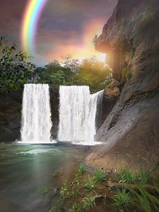 18K views · 484 reactions | Gorgeous #scenery #waterfalls #rainbow | Inspire Your Beautiful Soul | Facebook