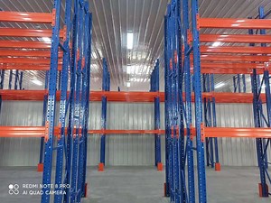 [Hot Item] Stable Steel Construction Customizable Warehouse Storage Rack for Pallet Loading