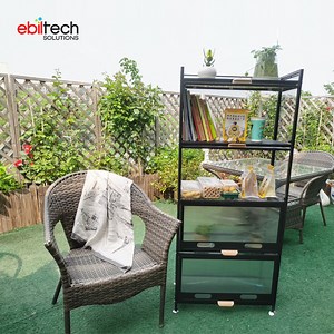 [Hot Item] General Purpose Storage Shelving Unit Multi Layer Microwave Cookware Storage Rack