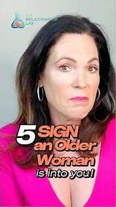 5 signs an Older Woman is into you! #relationship #motivation #psychology
