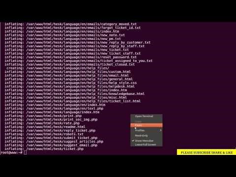 Help Desk Software HESK Installation on ubuntu 16