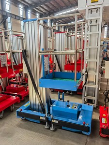 [Hot Item] Push Arounds Aerial Work Platform Awp Lightweight Durable Design Scissor Lift Man Lift Cherry Picker Boom Lift Vertical Mast Lift Push-Able Vertical Lift