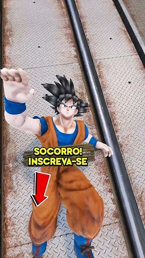 Vai dar ruim Goku... olha o trem!