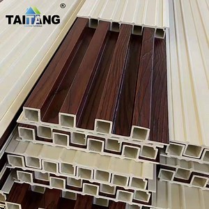 [Hot Item] WPC Solid Wall Panel Fasade Fluted Panel Wood Wall