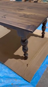 Handmade Solid Pine Farmhouse Dining Table With Turned Legs - Etsy