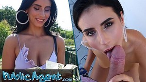 Public Agent Hot busty Romanian beauty fucked to orgasm for cash