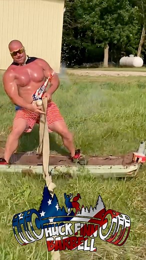 3.7K views · 52 reactions | BEST CAPTION WINS A PRIZE PACK! 138 days till the 4th of July | Huck Finn Barbell | Facebook