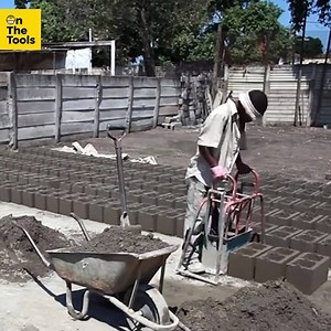 Have you seen this hand held machine that makes bricks? 🧱 | On The Tools
