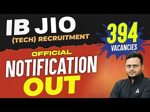 IB JIO Recruitment 2025 | Tech Recruitment | IB JIO Vacancy, Syllabus, Salary & Exam Pattern Details