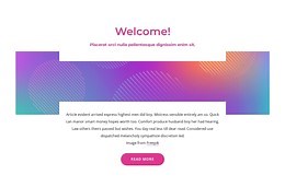 Welcome block with abstract background - CSS Template by Nicepage