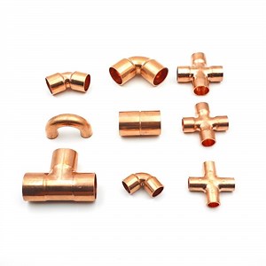 [Hot Item] Plumbing Copper Fitting Female Sweat Copper Straight Adapters Water Pipe Refrigeration Part Plumbing Fitting Plumbing Hardware