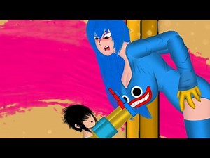 Huggy Wuggy Appears Chase - Poppy Playtime Anime