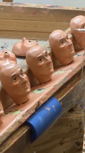 BTS look at the painting process of our American Pope Caroler! #byerschoice #byerschoicecaroler #handmade #tradition | Byers' Choice LTD.