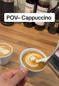 Cappuccino POV: Relaxing Barista Coffee & Latte Art Experience
