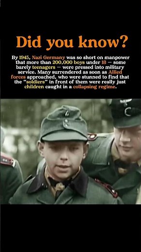 The Child Soldiers of Hitler’s Final Days