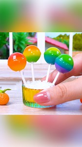 9.4K views · 182 reactions | Miniature Colorful Fruit Lollipop | Cake Lovers | Facebook