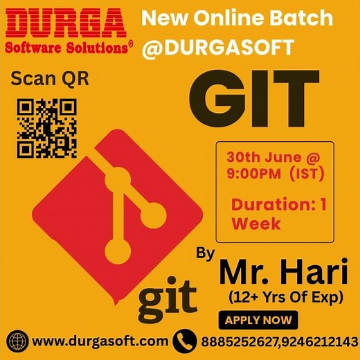 🚀 New Online Batch Alert! @DURGASOFT