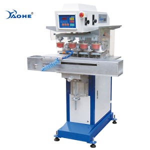 [Hot Item] Pneumatic 4 Color Shuttle Pad Printer (Ink Cup)