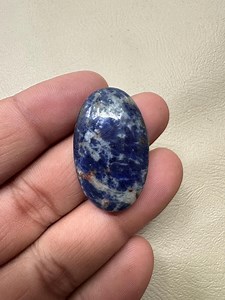 Blue Sodalite Cabochon: Loose Oval Gemstone, 36 Cts (34X21X7 MM) - Etsy Canada