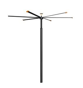 [Hot Item] Large Vertical Ceiling Fan with Pole Hvls for Outdoor
