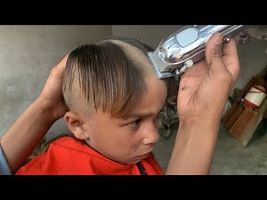 Transformation a Boy’s Look With a Clean Bald Shave