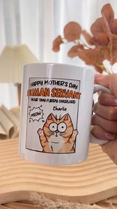 18 reactions | Happy Mother's Day - Personalized Gift For Cat Mom #macorner #personalizedgifts #mug #cat #catlovers #catowners #petlover | Macorner Decor | Facebook
