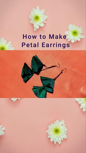 4.9K views · 33 reactions | How to Make Petal Earrings- #DIY #petalearrings #lovecrafting #Handmade #handcraft #Crafting #earringshandmade #earringslover #earringsoftheday #handmadediy #howtomake #new #Craft #crafts #trending #selfimprovementdaily #diyhome #allgirlsthings #diycrafts | All Girls' Things | Facebook